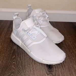 White Adidas NMDs